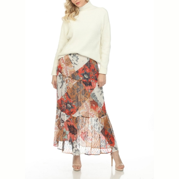 Johnny Was Jade Stephanie Maxi Skirt Size Medium - Picture 3 of 8